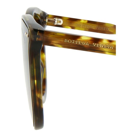 Bottega Veneta Round/Oval-Frame Acetate Sunglasses Brown Womens - Picture 4 of 6